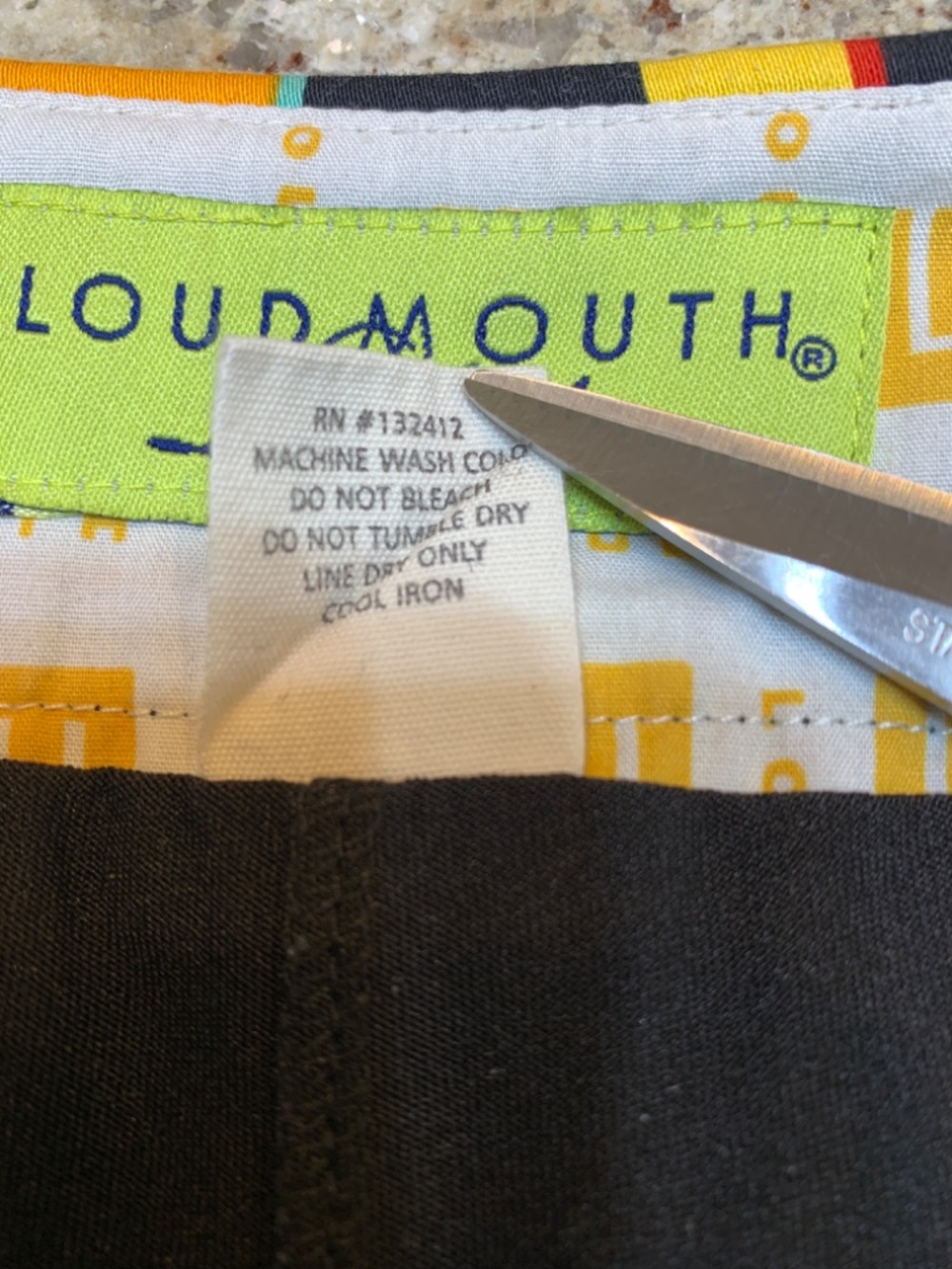 Loudmouth Ladies Golf Skort Skirt US Size 2 Preppy Pickle Ball Tennis Geometric - Picture 11 of 12